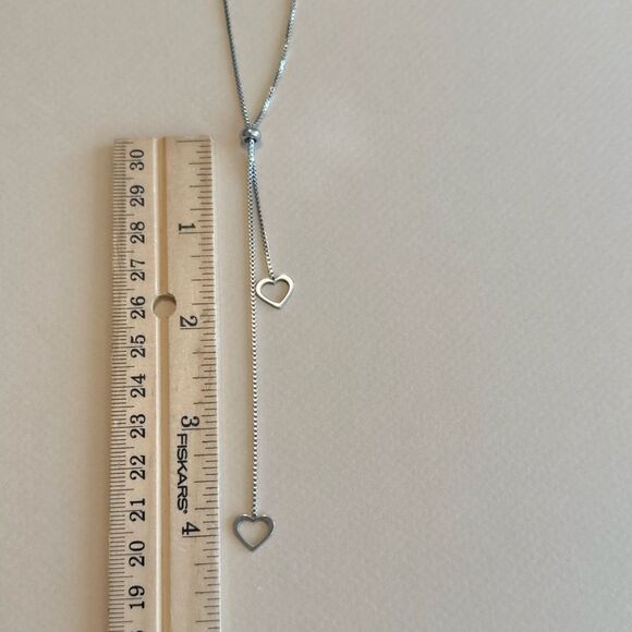 Heart drop Necklace M1231 - Picture 4 of 4